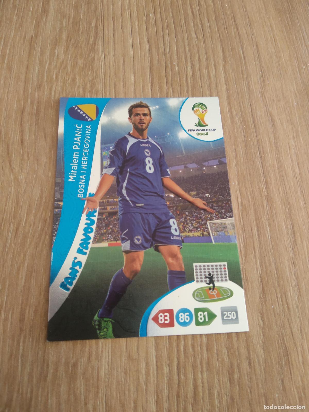 Cromos de F&uacute;tbol: PJANIC BOSNIA HERZEGOVINA CROMO FUTBOL PANINI ADRENALYN MUNDIAL 2014 WORLD CUP COPA DEL MUNDO