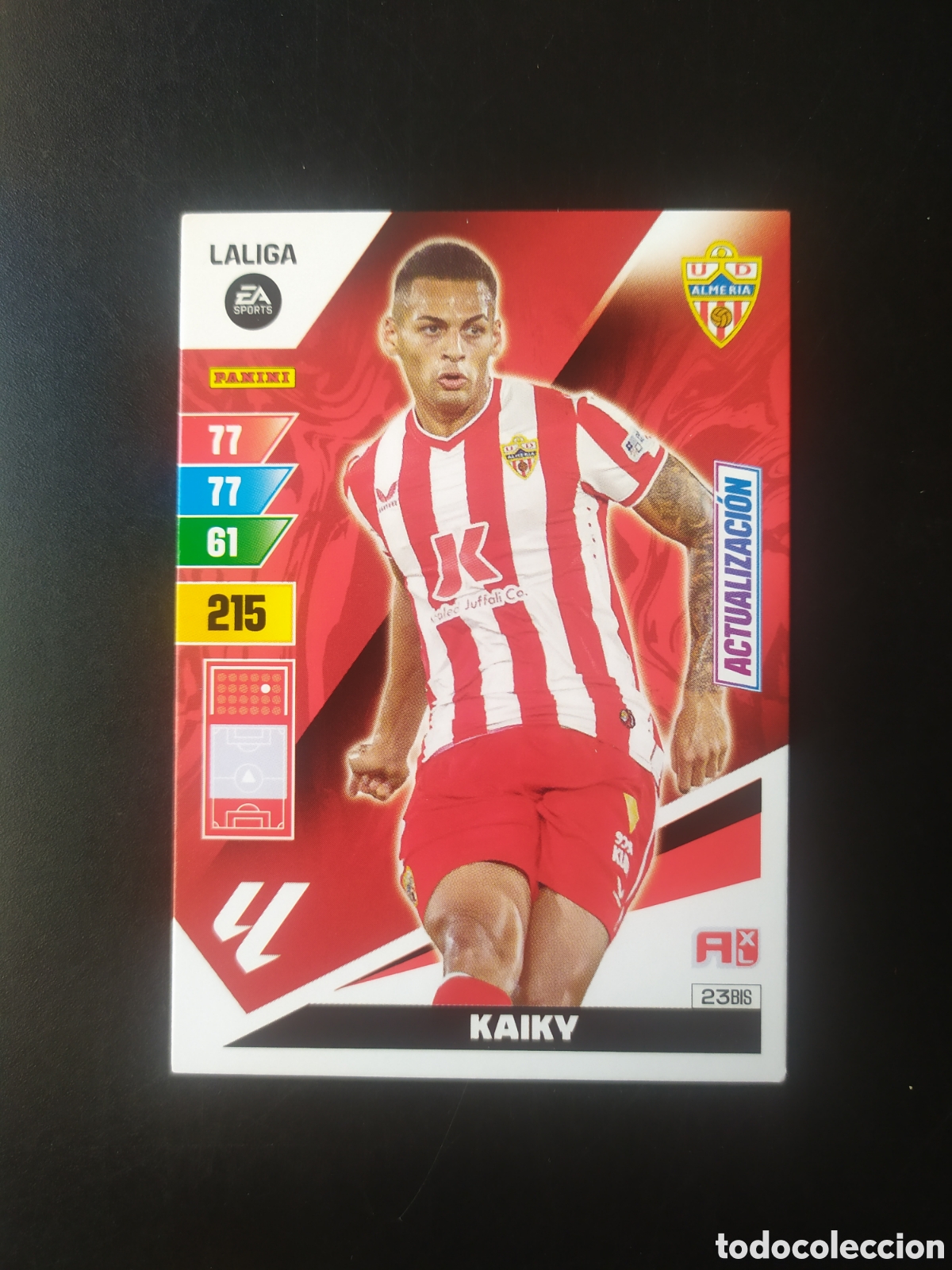 Cromos de F&uacute;tbol: Adrenalyn 2023 2024 23 24 panini Kaiky actualizaci&oacute;n n&deg; 23 bis Almeria
