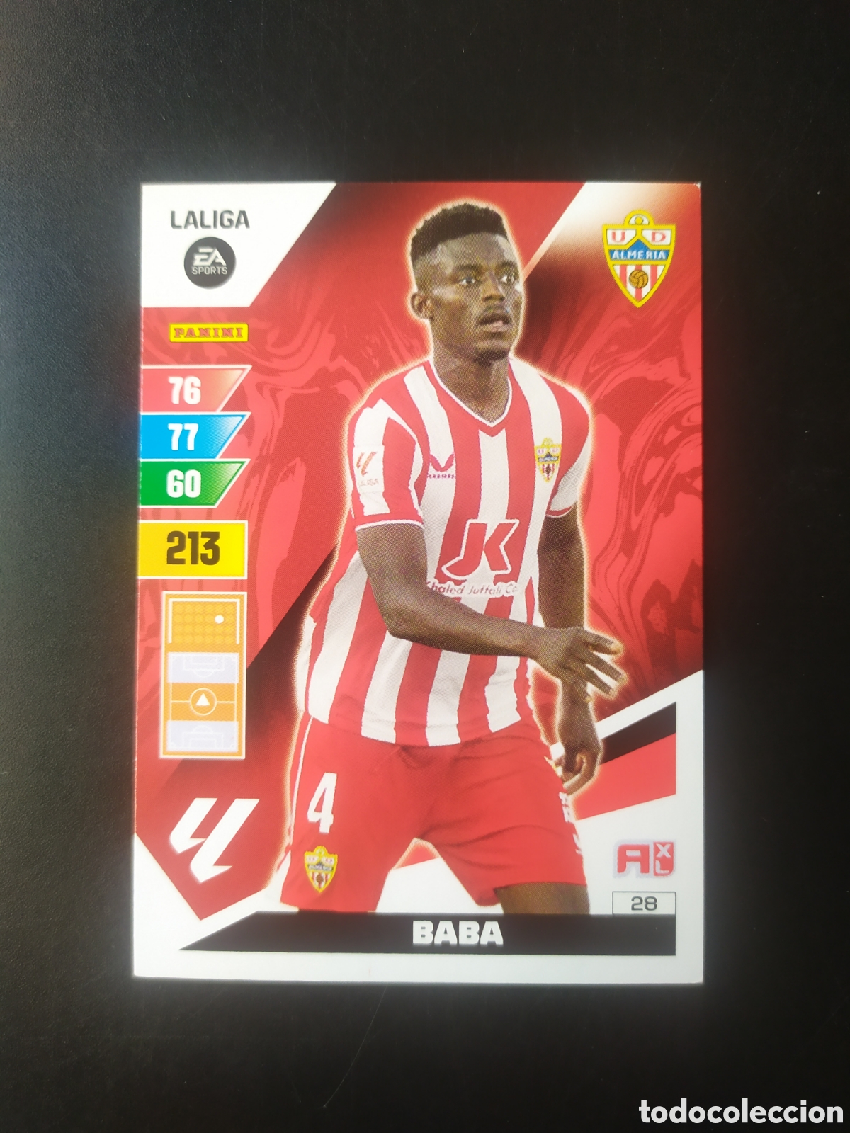 Cromos de F&uacute;tbol: Adrenalyn 2023 2024 23 24 panini Baba n&deg; 28 Almeria