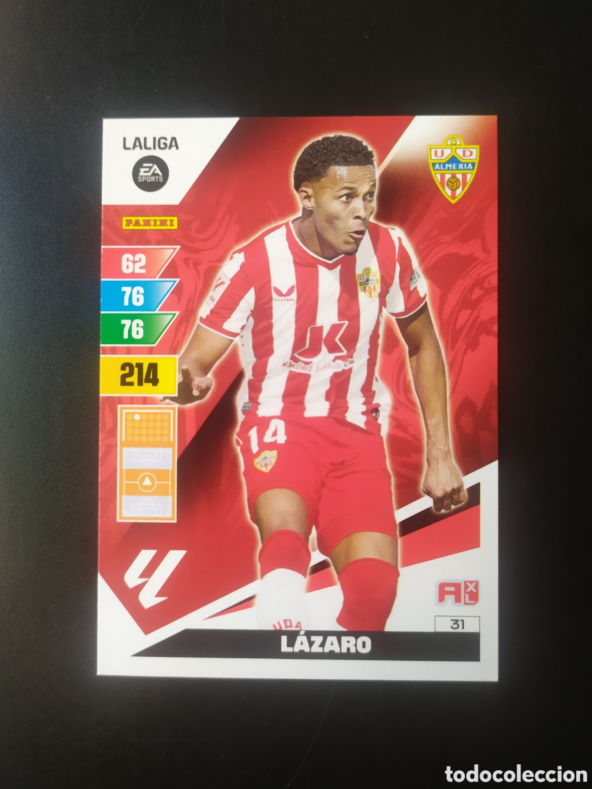 Cromos de F&uacute;tbol: Adrenalyn 2023 2024 23 24 panini Lazaro n&deg; 31 Almeria