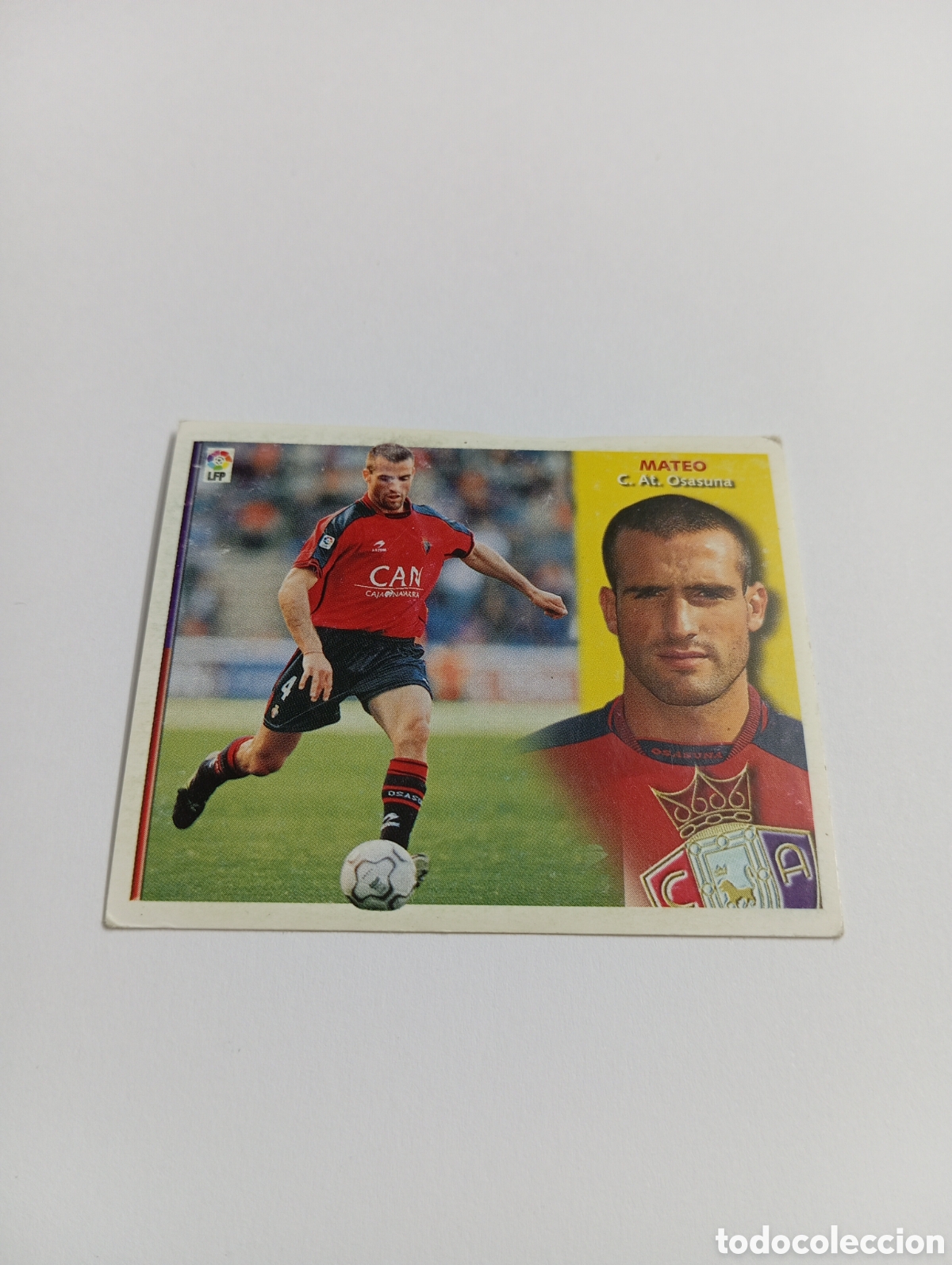 Cromos de F&uacute;tbol: MATEO Osasuna LIGA ESTE 2002 2003 PANINI 02 03