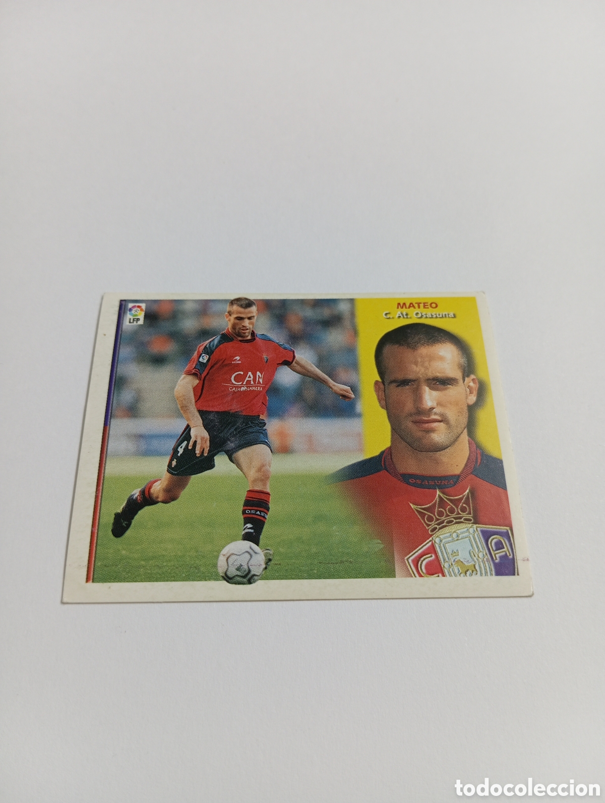 Cromos de F&uacute;tbol: MATEO Osasuna LIGA ESTE 2002 2003 PANINI 02 03