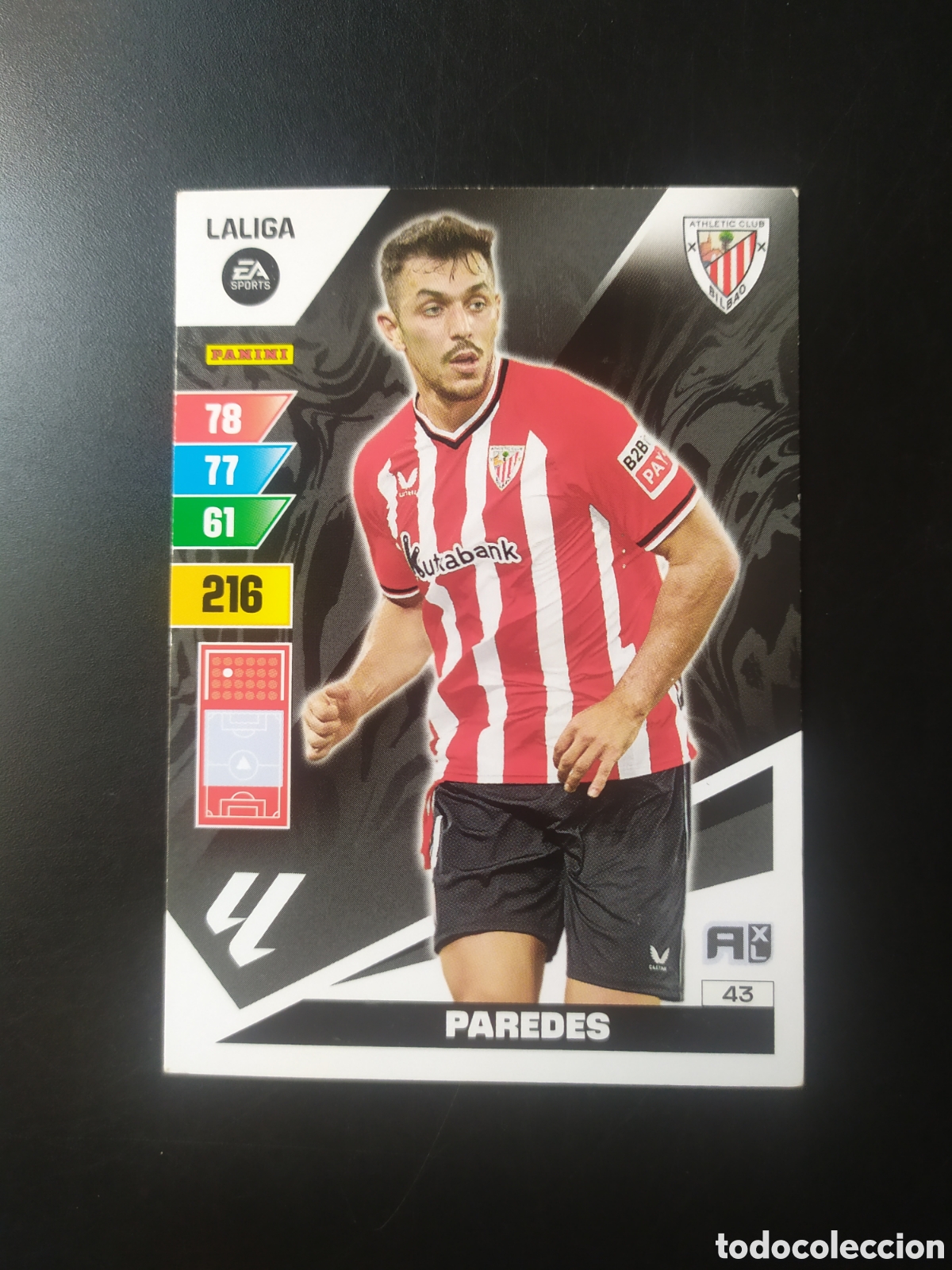 Cromos de F&uacute;tbol: Adrenalyn 2023 2024 23 24 panini Paredes n&deg; 43 Athletic Bilbao