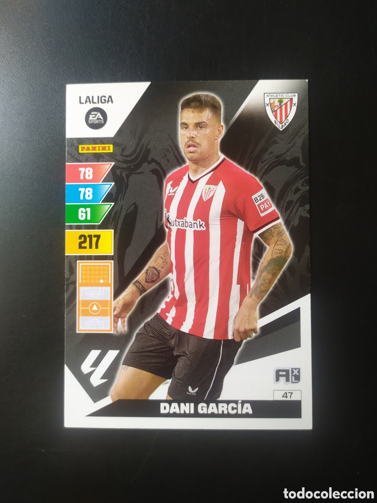 Fu&szlig;ball-Sticker: Adrenalyn 2023 2024 23 24 panini Dani Garc&iacute;a n&deg; 47 Athletic Bilbao