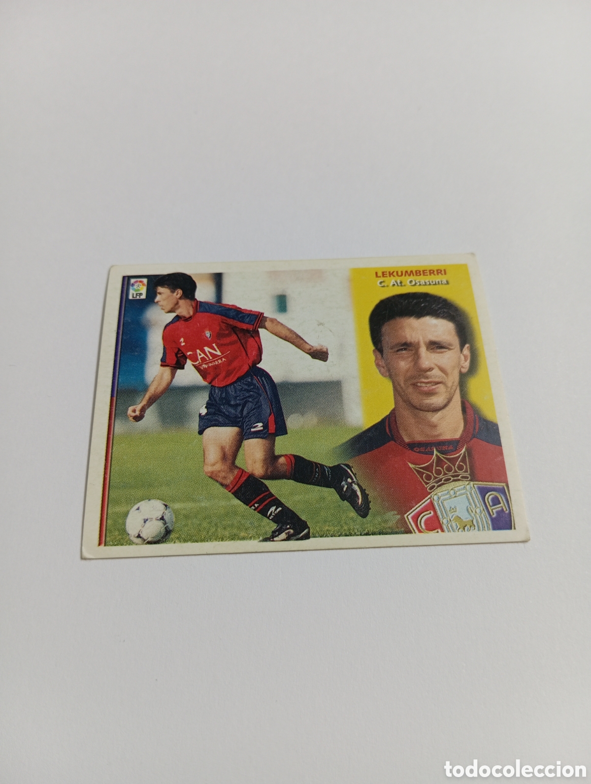 Fu&szlig;ball-Sticker: LEKUMBERRI Osasuna LIGA ESTE 2002 2003 PANINI 02 03