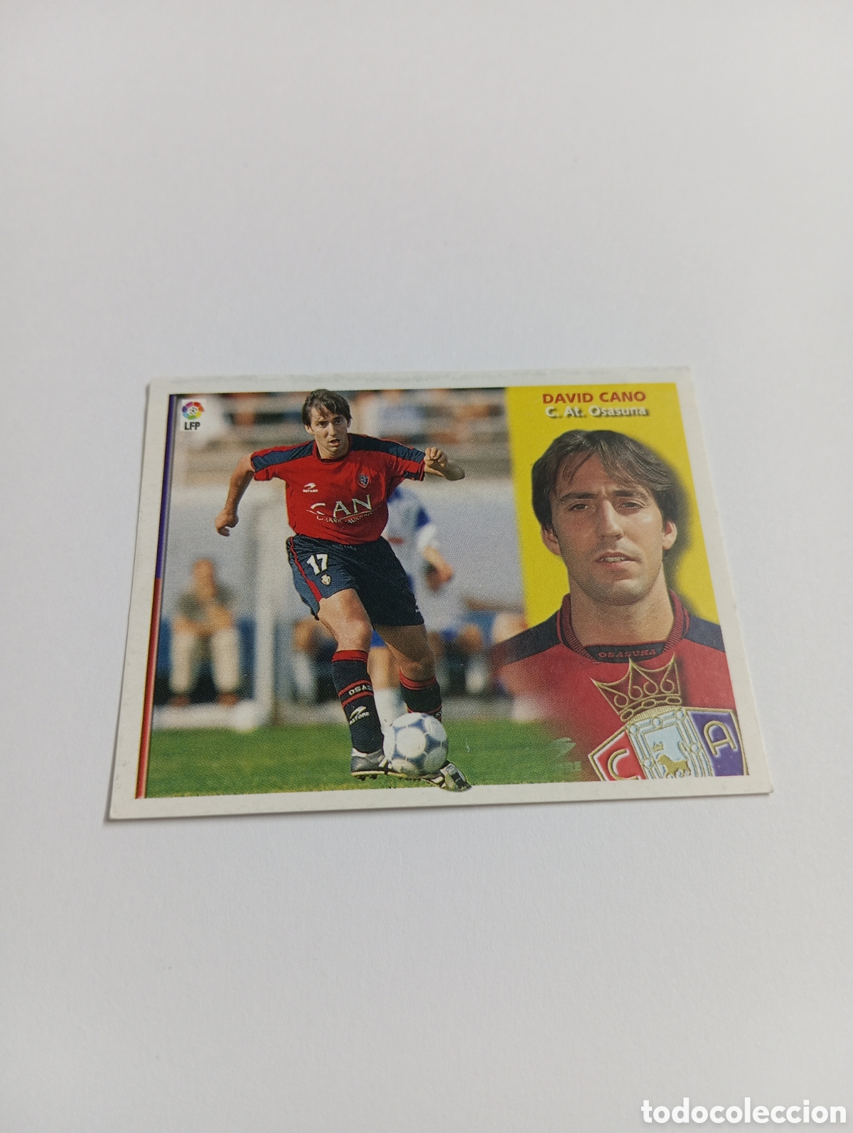 Cromos de Futebol: DAVID CANO Osasuna LIGA ESTE 2002 2003 PANINI 02 03