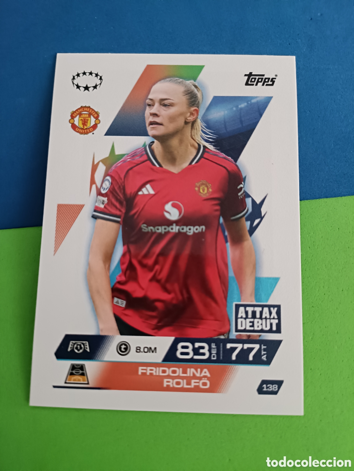 Cromos de F&uacute;tbol: Topps Match Attax EXTRA 2025 2026 - UWCL 138 Fridolina Rolf&ouml;