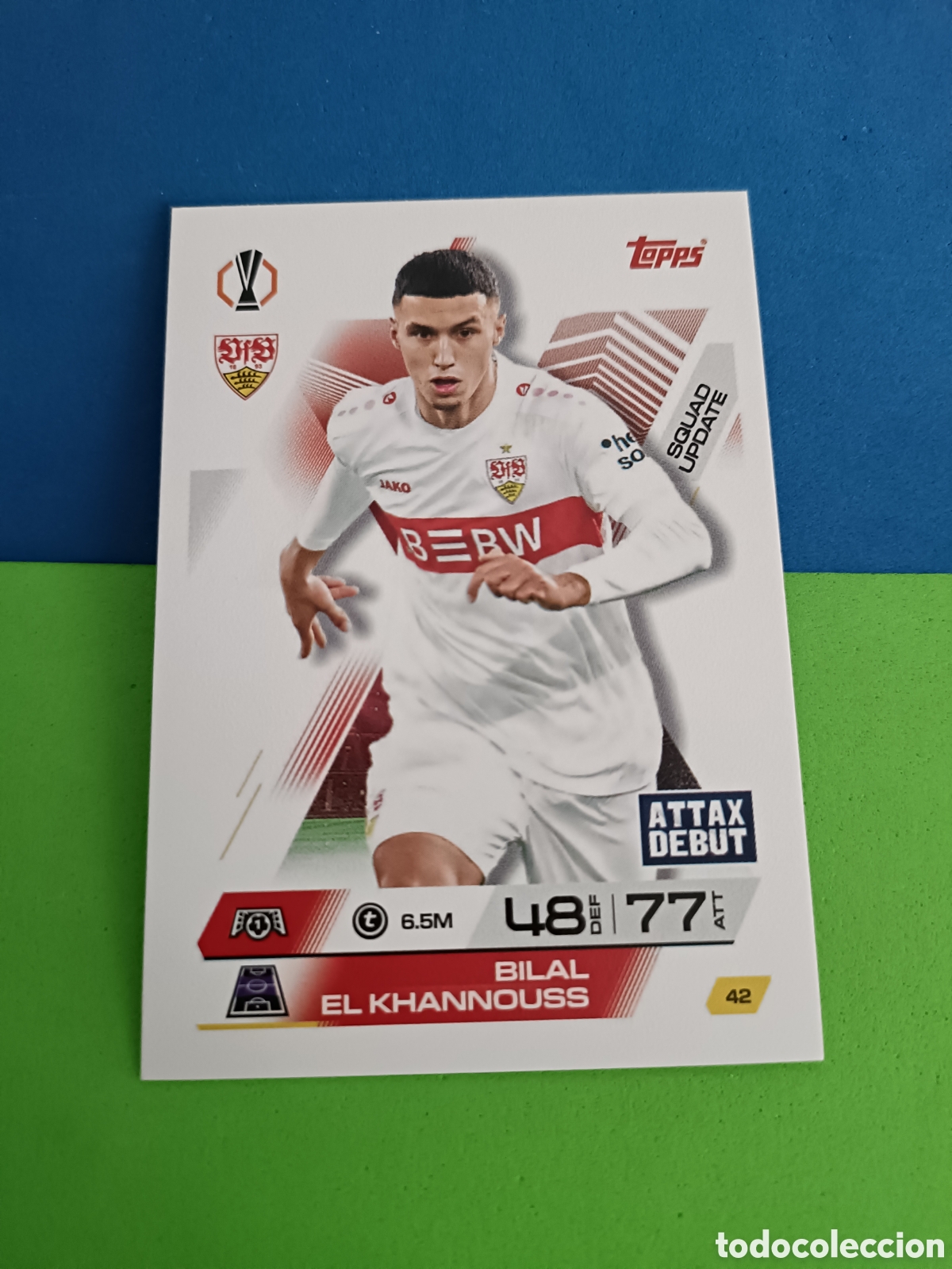 Cromos de F&uacute;tbol: Topps Match Attax EXTRA 2025 2026 - Squad Update 42 El Khannouss