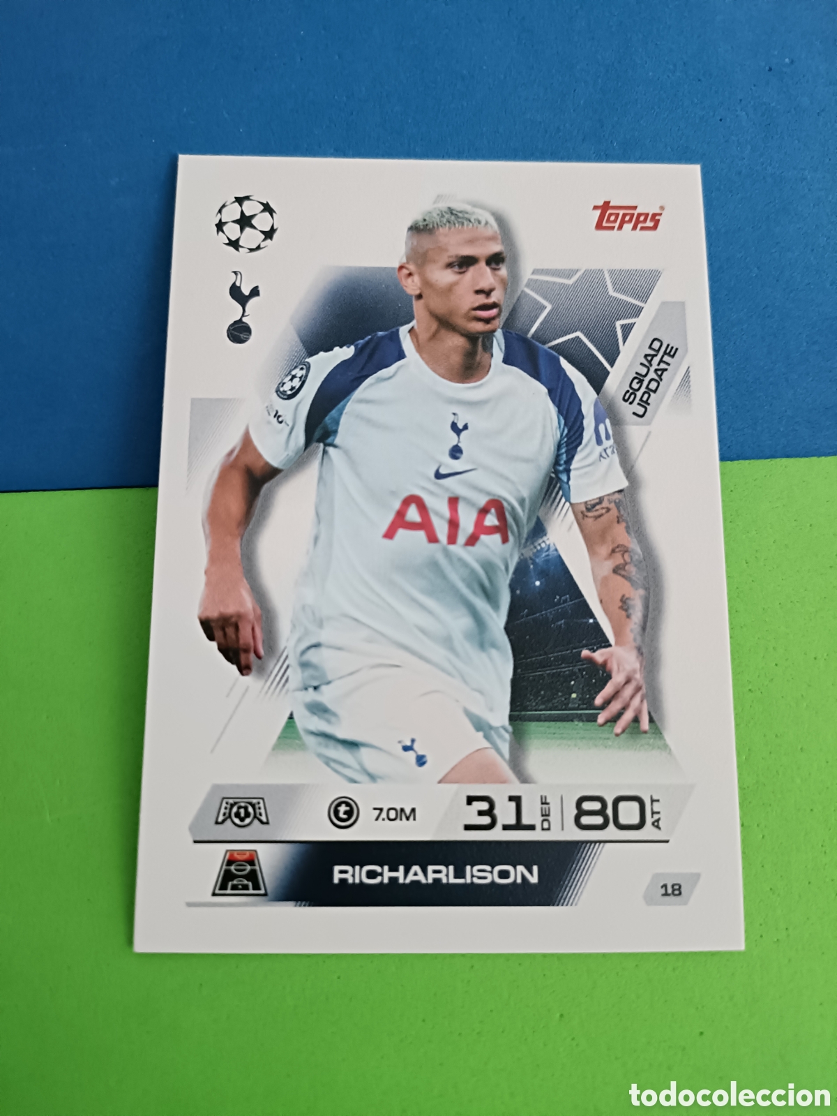 Figurine di Calcio: Topps Match Attax EXTRA 2025 2026 - Squad Update 18 Richarlison