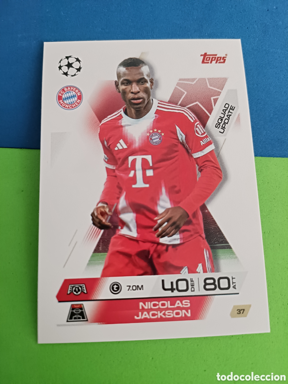 Cromos de F&uacute;tbol: Topps Match Attax EXTRA 2025 2026 - Squad Update 37 Nicolas Jackson