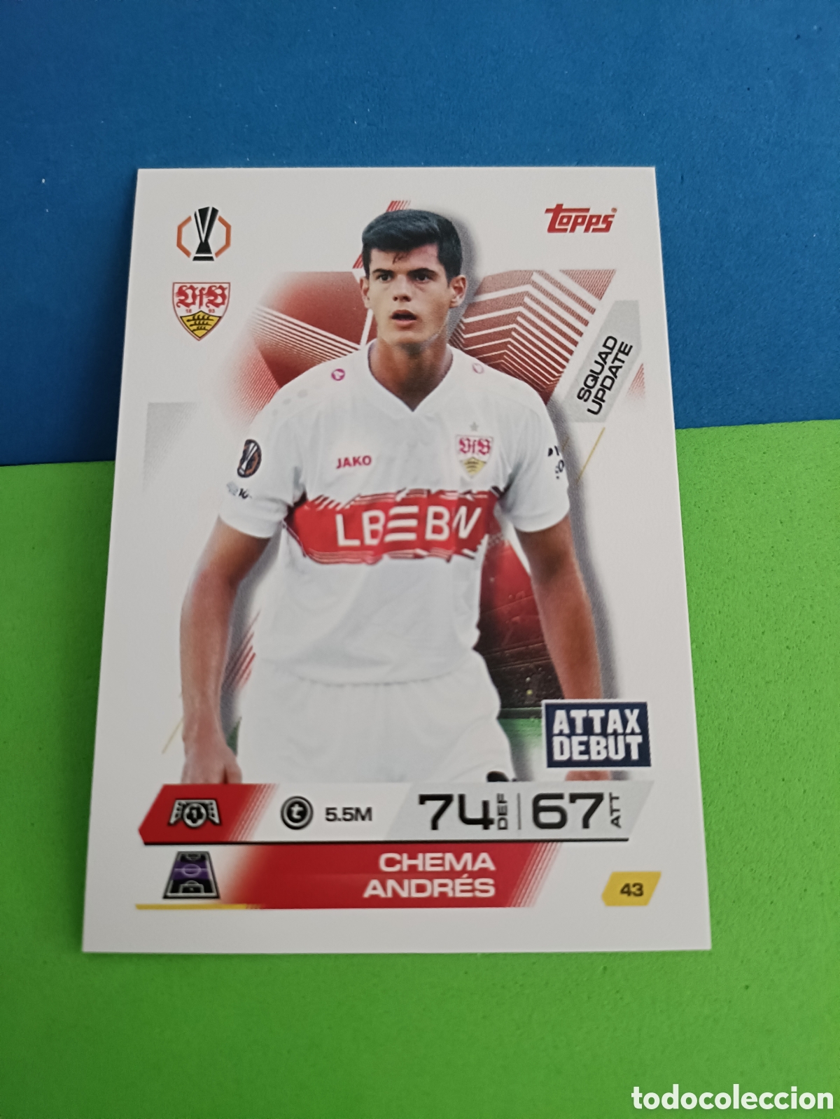 Figurine di Calcio: Topps Match Attax EXTRA 2025 2026 - Squad Update 43 Chema Andr&eacute;s