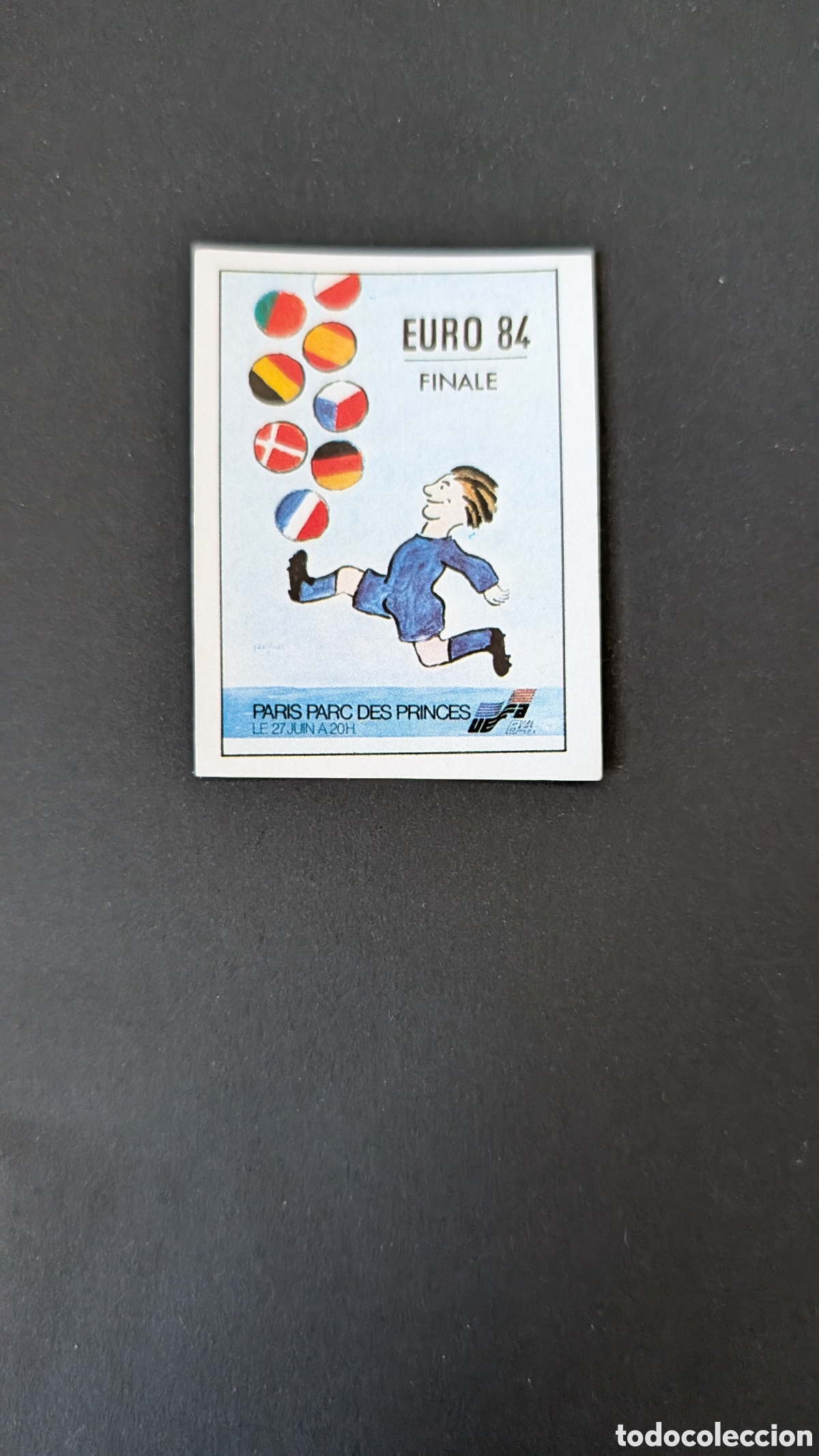 Fu&szlig;ball-Sticker: EURO 84 FINALE 17 EUROCOPA EURO FRANCIA 1984 84 PANINI NUNCA PEGADO SIN PEGAR