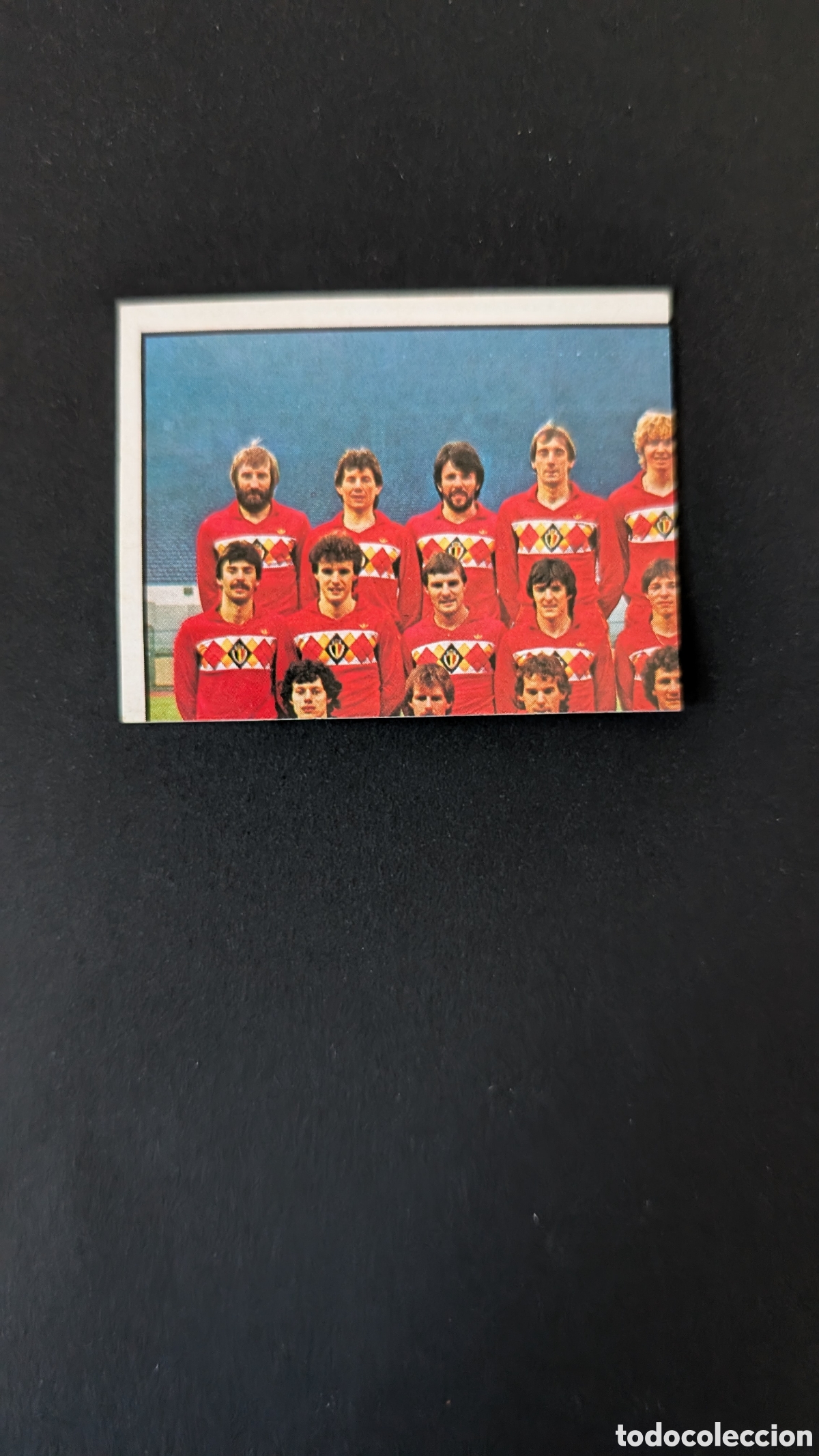 Figurine di Calcio: ALINEACION EQUIPO 82 BELGICA EUROCOPA EURO FRANCIA 1984 84 PANINI NUNCA PEGADO SIN PEGAR