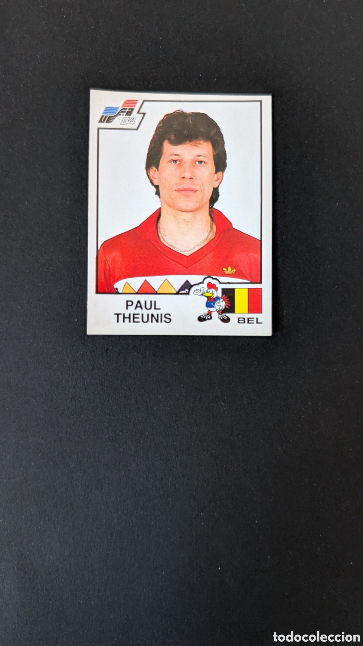 Figurine di Calcio: PAUL THEUNIS 97 BELGICA EUROCOPA EURO FRANCIA 1984 84 PANINI NUNCA PEGADO SIN PEGAR