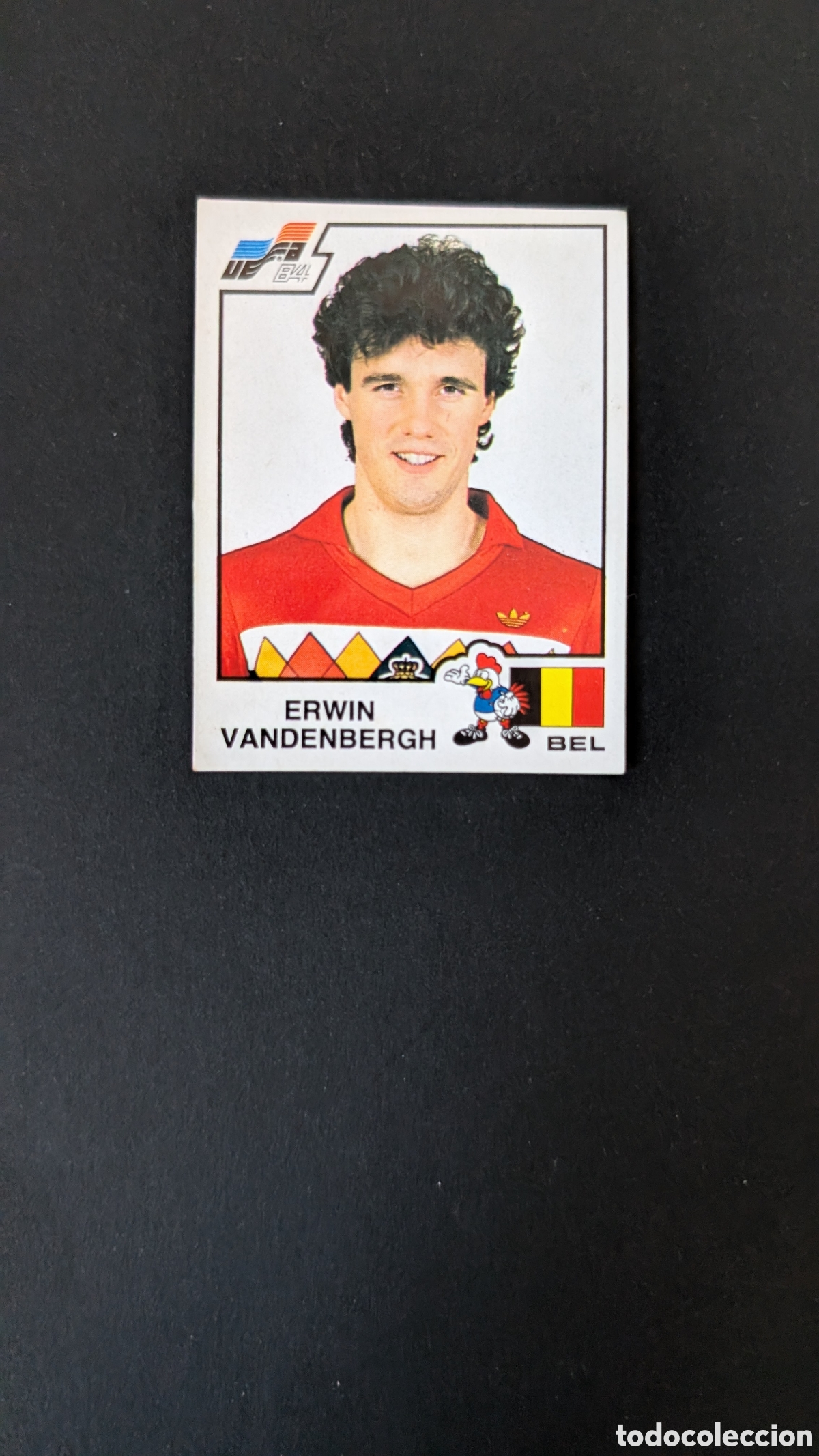 Cartes &agrave; collectionner de Football: ERWIN VANDENBERGH 103 BELGICA EUROCOPA EURO FRANCIA 1984 84 PANINI NUNCA PEGADO SIN PEGAR