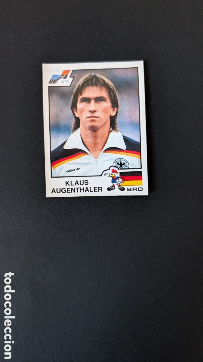 Cartes &agrave; collectionner de Football: AUGENTHALER 142 ALEMANIA BRD EUROCOPA EURO FRANCIA 1984 84 PANINI NUNCA PEGADO SIN PEGAR