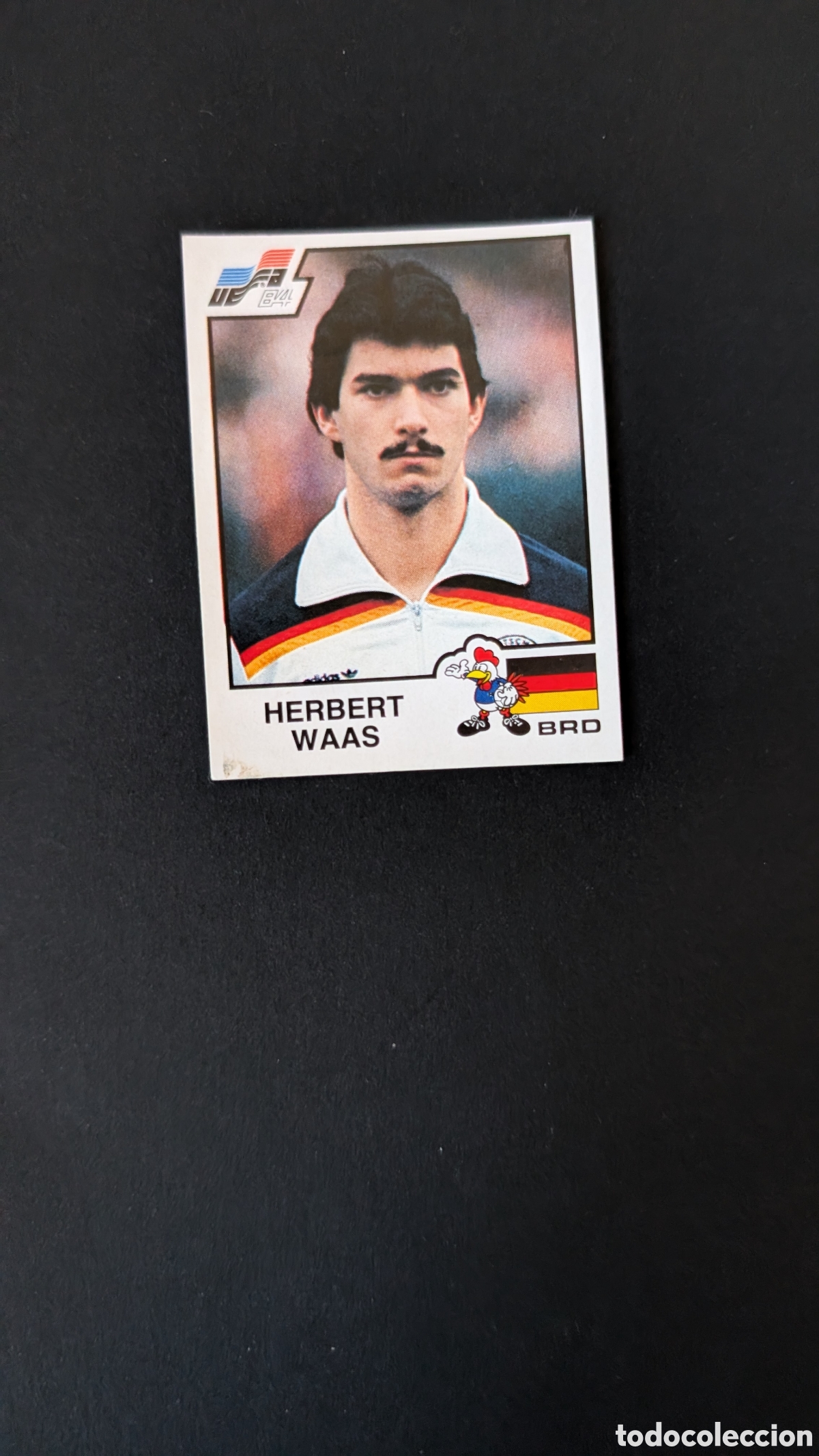 Cartes &agrave; collectionner de Football: WASS 154 ALEMANIA BRD EUROCOPA EURO FRANCIA 1984 84 PANINI NUNCA PEGADO SIN PEGAR