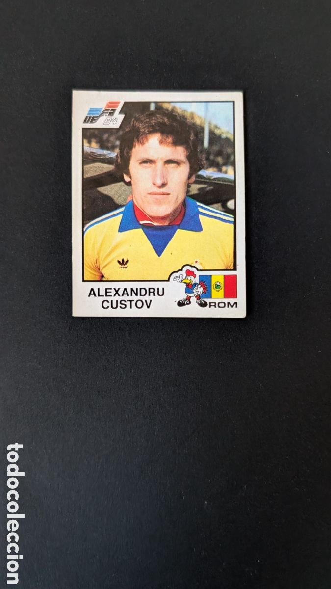 Cartes &agrave; collectionner de Football: CUSTOV 200 RUMANIA EUROCOPA EURO FRANCIA 1984 84 PANINI NUNCA PEGADO SIN PEGAR