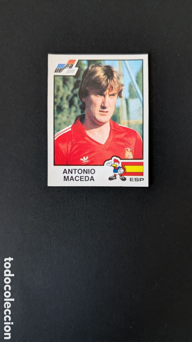 Cartes &agrave; collectionner de Football: ANTONIO MACEDA 216 ESPA&Ntilde;A EUROCOPA EURO FRANCIA 1984 84 PANINI NUNCA PEGADO SIN PEGAR