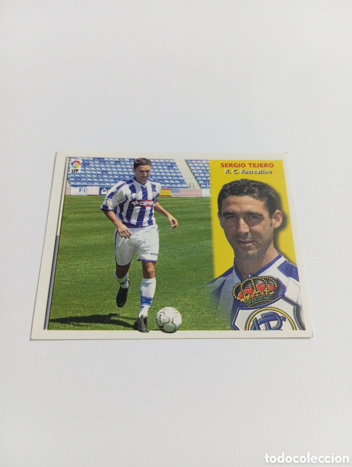 Cromos de Futebol: SERGIO TEJERO COLOCA Recreativo LIGA ESTE 2002 2003 PANINI 02 03