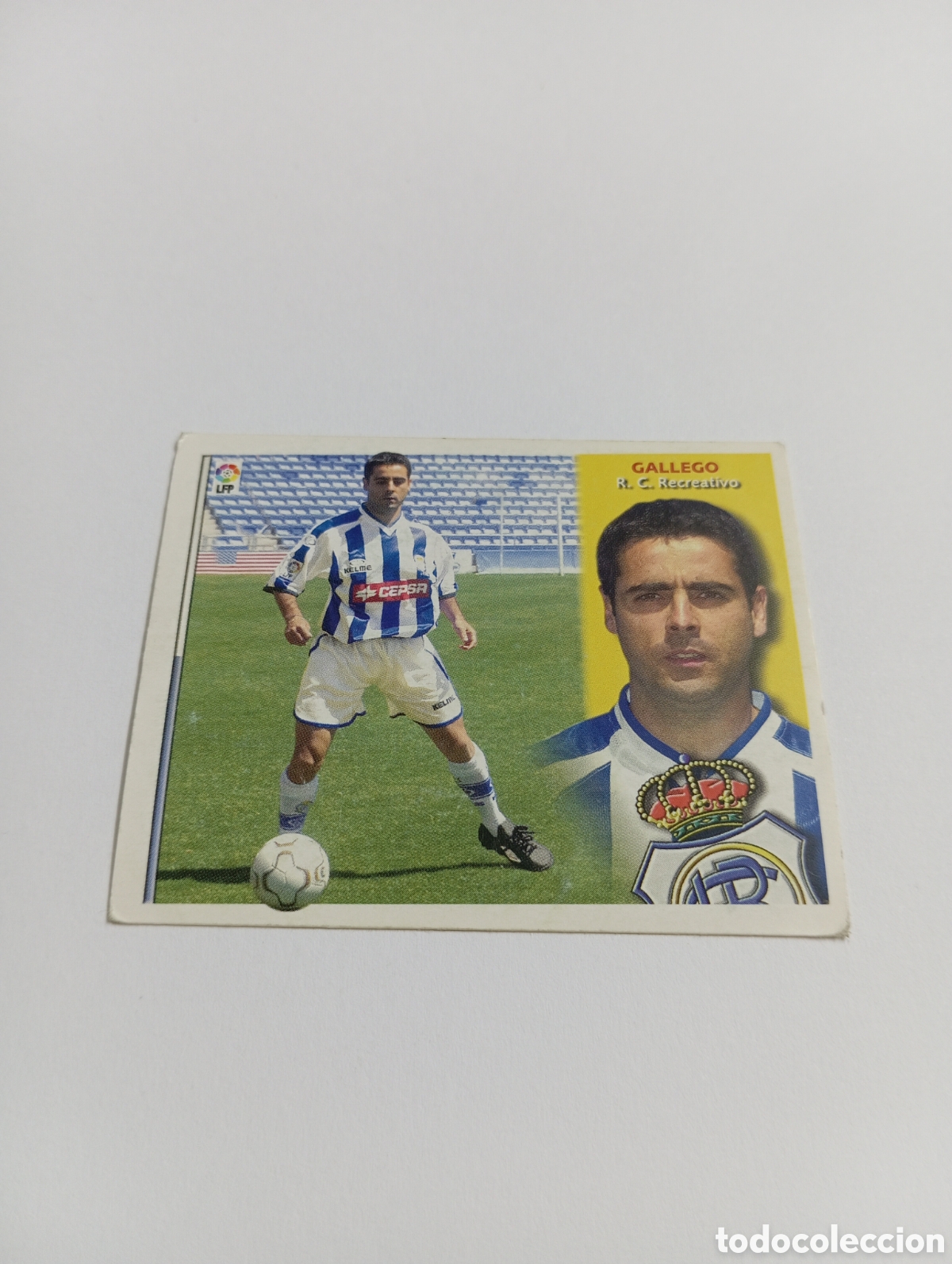 Cromos de Futebol: GALLEGO Recreativo LIGA ESTE 2002 2003 PANINI 02 03