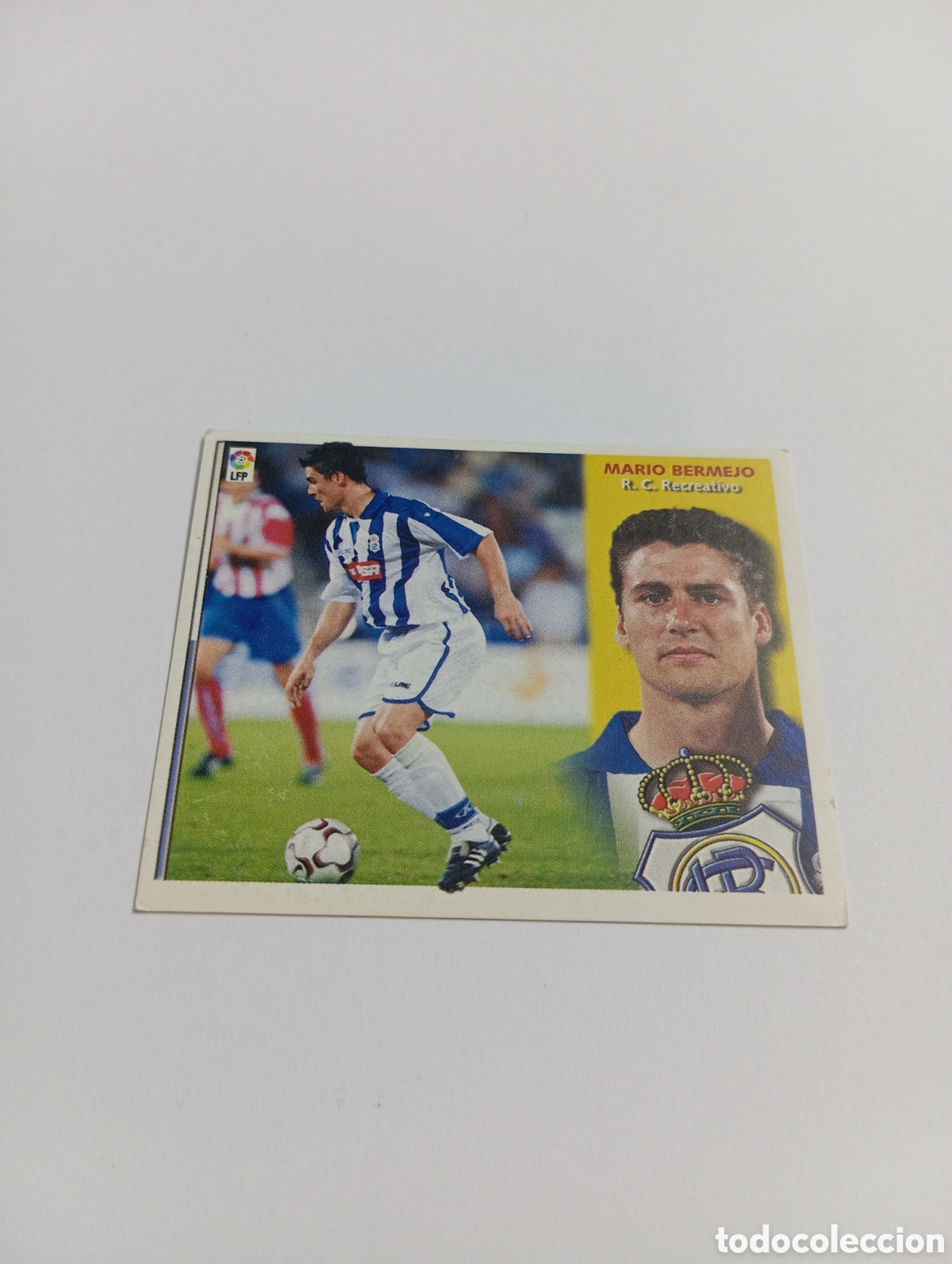 Figurine di Calcio: MARIO BERMEJO COLOCA Recreativo LIGA ESTE 2002 2003 PANINI 02 03