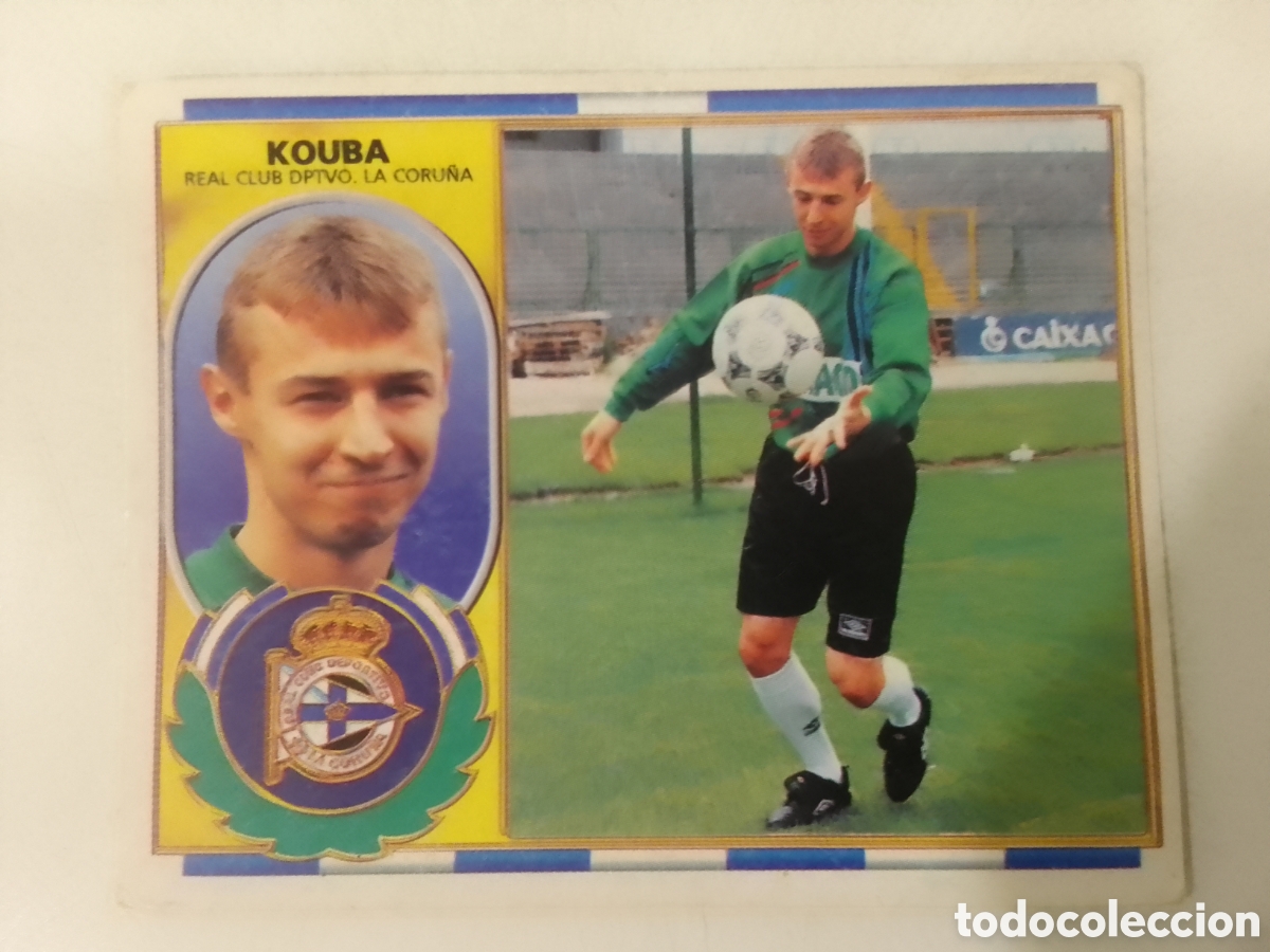 Cromos de F&uacute;tbol: Colecciones Este 96-97 Kouba &bull; Deportivo de La Coru&ntilde;a.