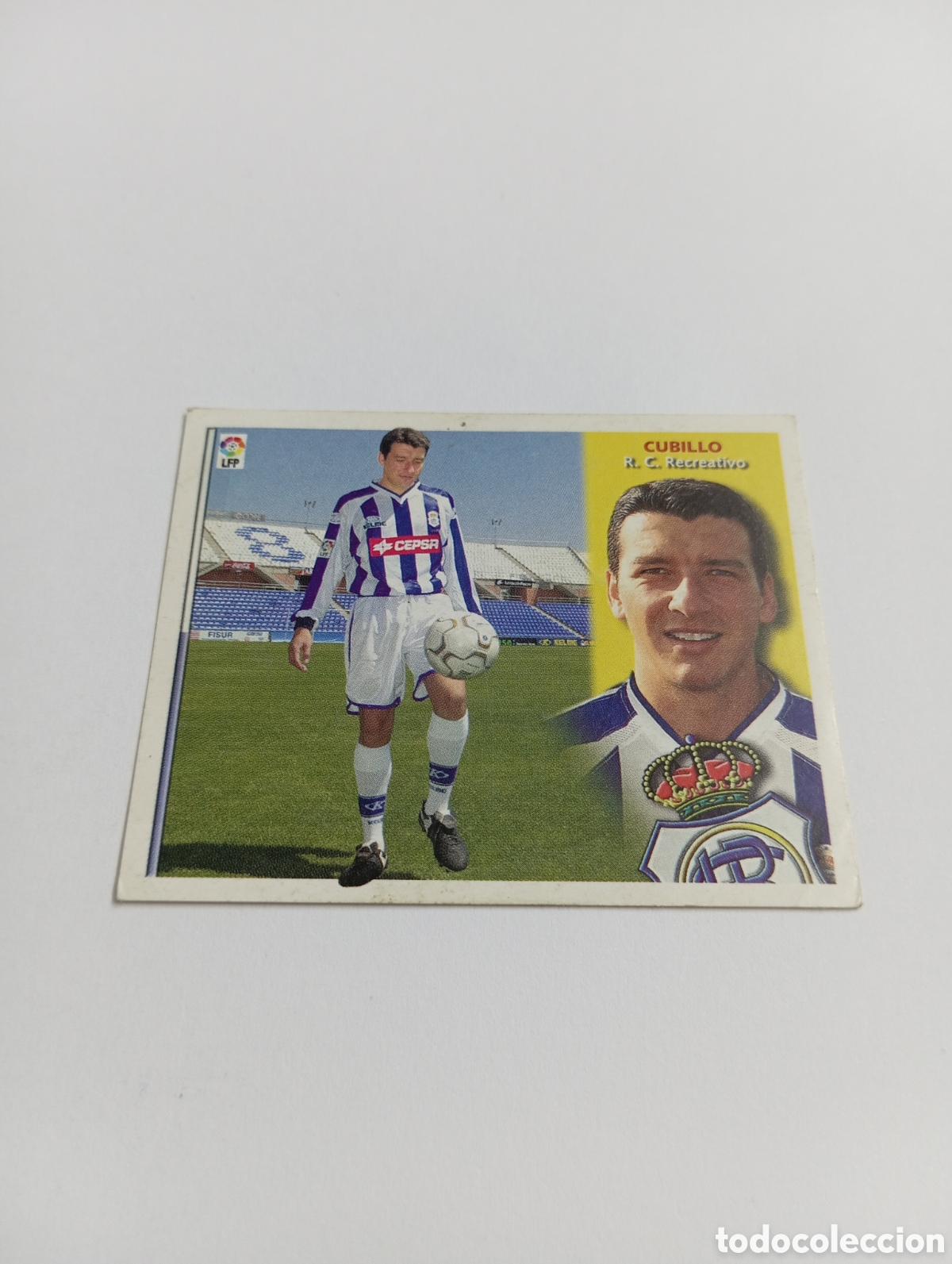Cromos de F&uacute;tbol: CUBILLO COLOCA Recreativo LIGA ESTE 2002 2003 PANINI 02 03