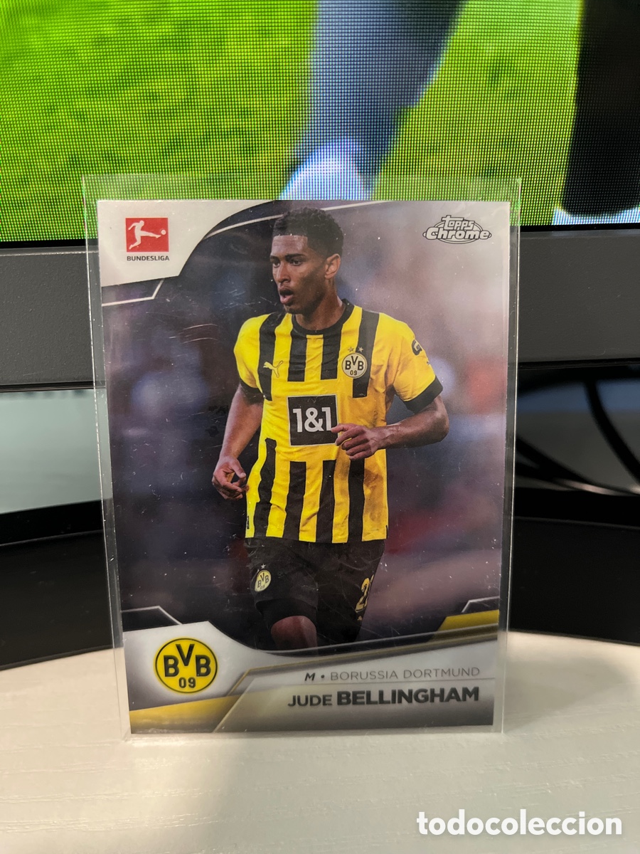 Cromos de F&uacute;tbol: Jude bellingham topps Chrome 2023 Borussia Dortmund