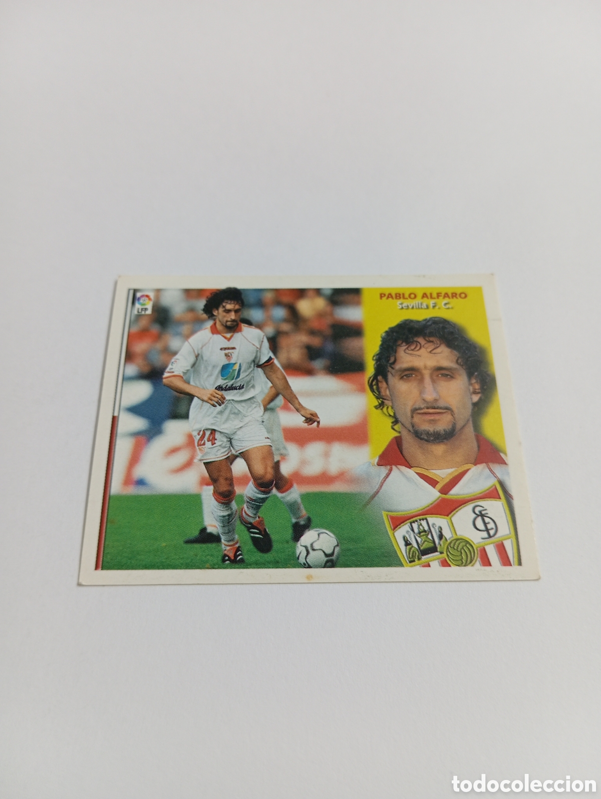 Cromos de F&uacute;tbol: PABLO ALFARO Sevilla LIGA ESTE 2002 2003 PANINI 02 03