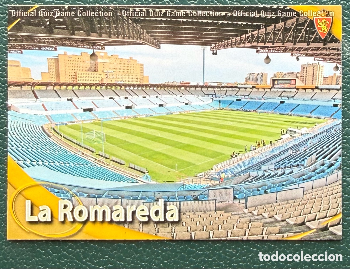 Cartes &agrave; collectionner de Football: 353 ESTADIO LA ROMAREDA REAL ZARAGOZA FICHAS ALBUM MUNDICROMO 2010 2011 10 11