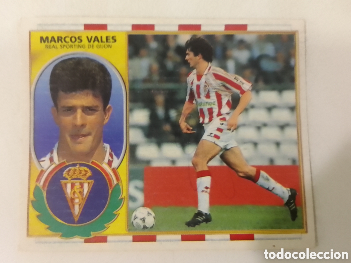 Cartes &agrave; collectionner de Football: Colecciones Este 96-97 Marcos Vales &bull; Sporting.