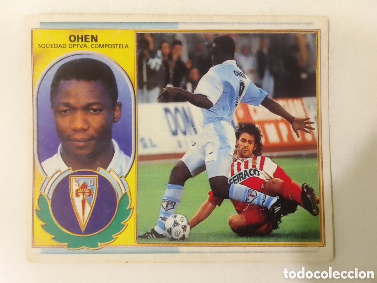 Cromos de F&uacute;tbol: Colecciones Este 96-97 Ohen &bull; Compostela.