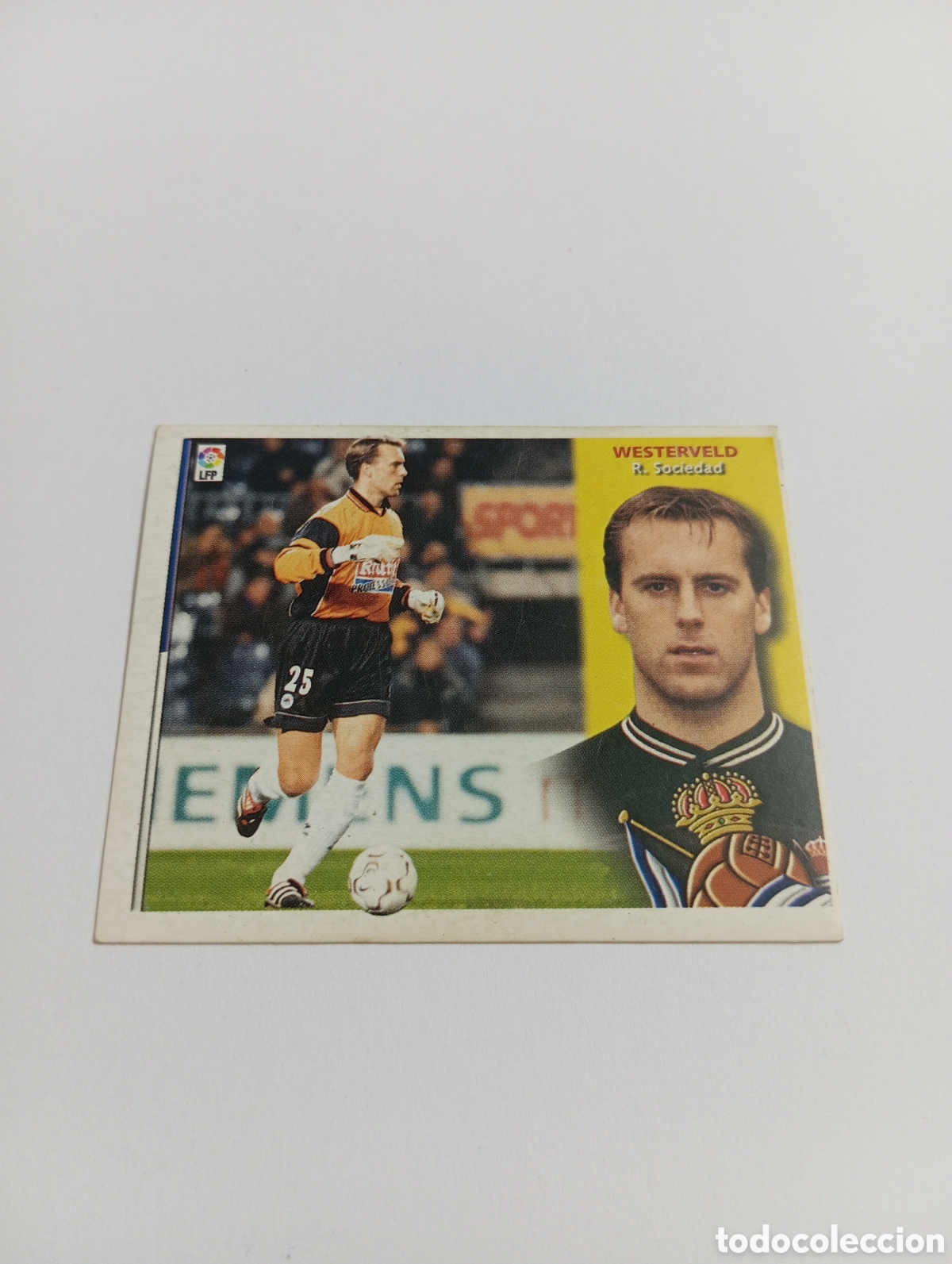Cromos de F&uacute;tbol: WESTERVELD Real Sociedad LIGA ESTE 2002 2003 PANINI 02 03