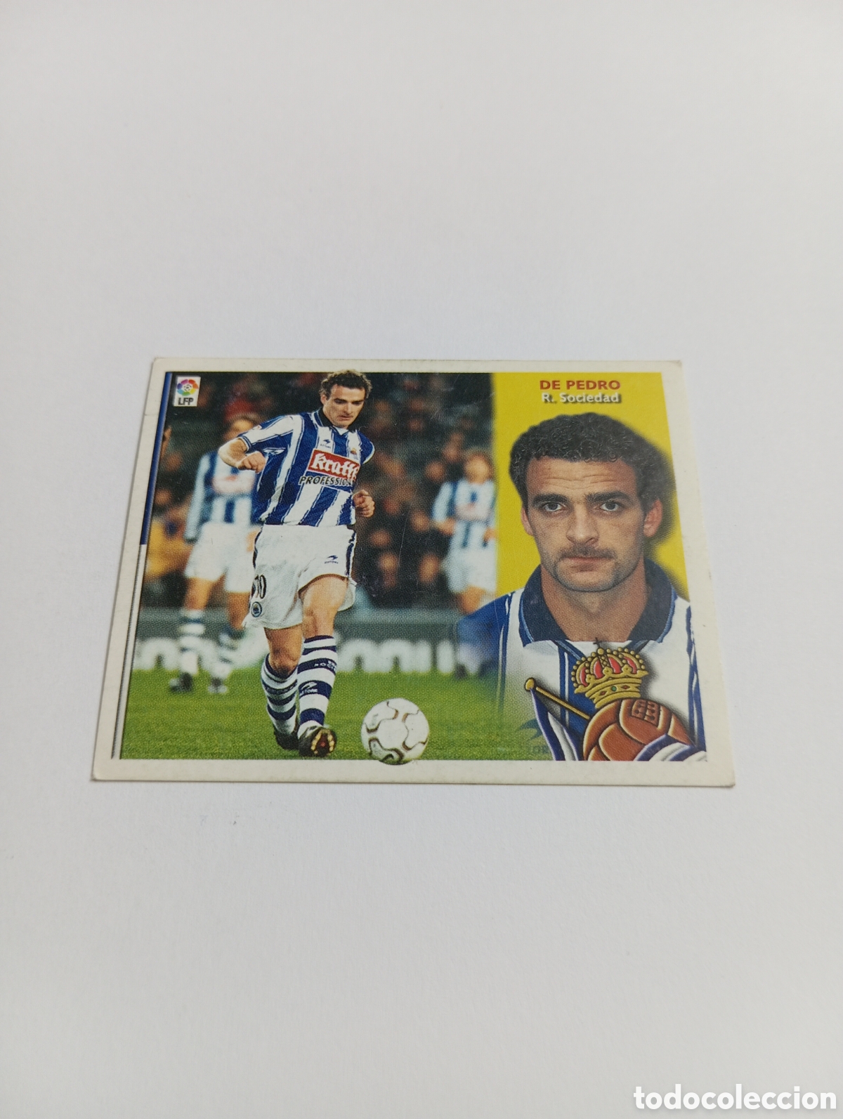 Figurine di Calcio: DE PEDRO Real Sociedad LIGA ESTE 2002 2003 PANINI 02 03