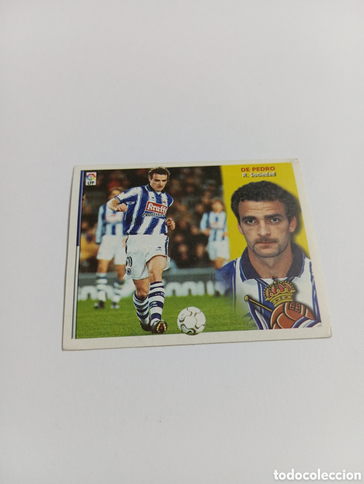 Figurine di Calcio: DE PEDRO Real Sociedad LIGA ESTE 2002 2003 PANINI 02 03