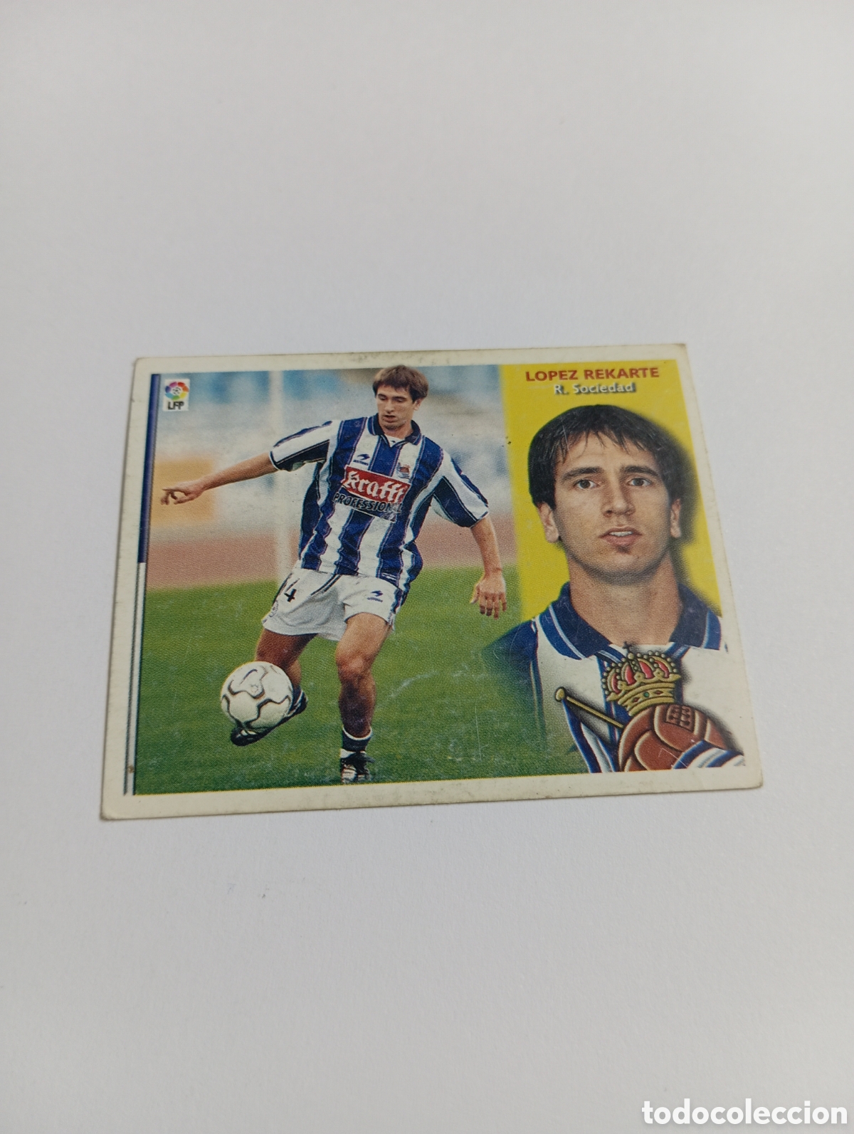 Cromos de F&uacute;tbol: L&Oacute;PEZ REKARTE Real Sociedad LIGA ESTE 2002 2003 PANINI 02 03