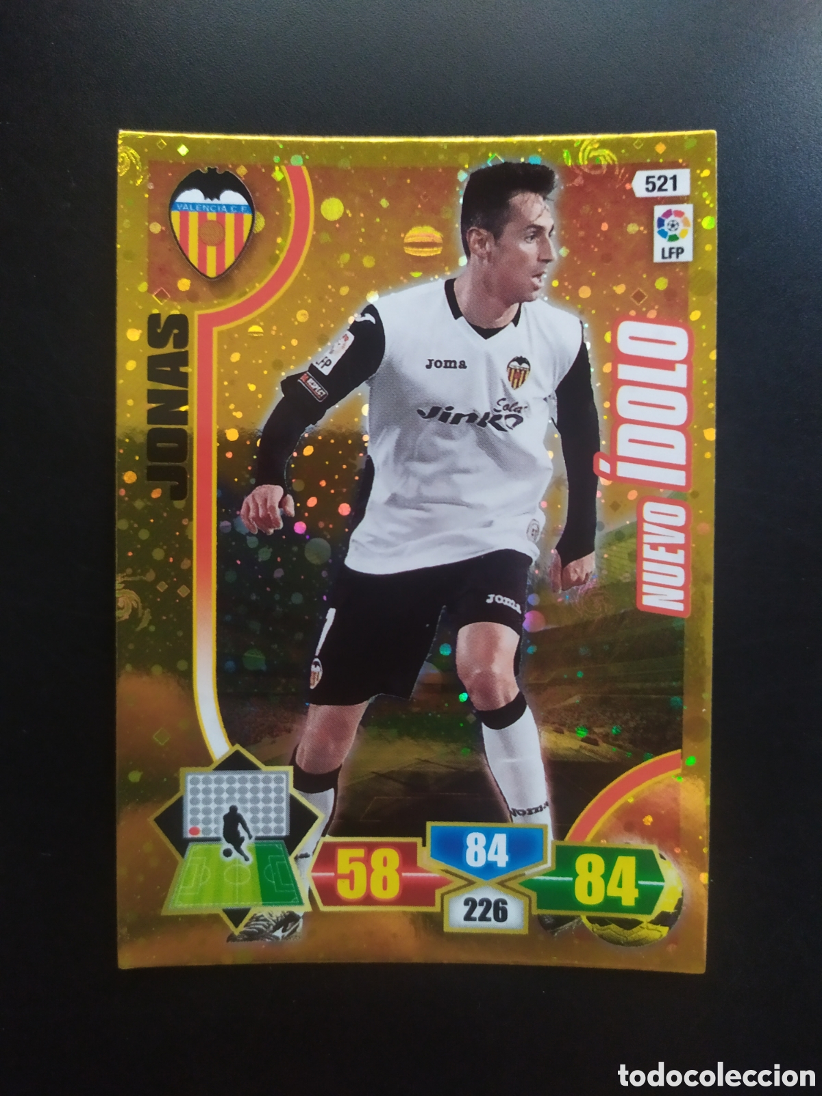 Fu&szlig;ball-Sticker: Adrenalyn 2013 2014 13 14 panini Jonas nuevo idolo n&deg; 521 Valencia