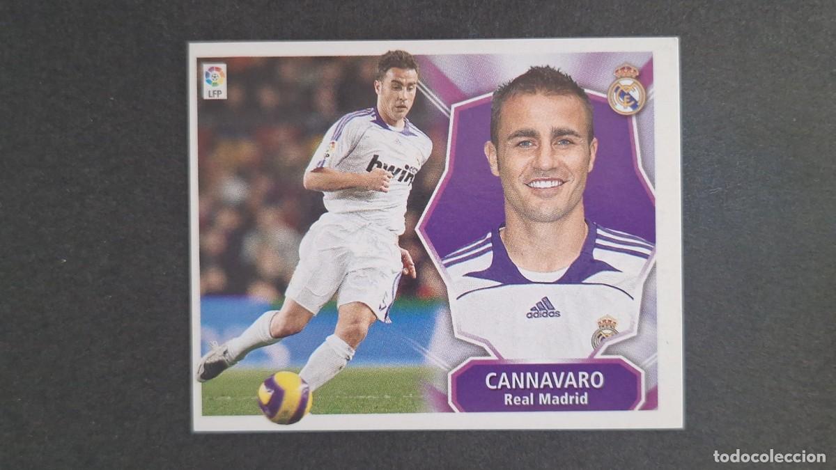 Cromos de F&uacute;tbol: CANNAVARO REAL MADRID LIGA ESTE 2008/09 08 09 NUNCA PEGADO SIN PEGAR