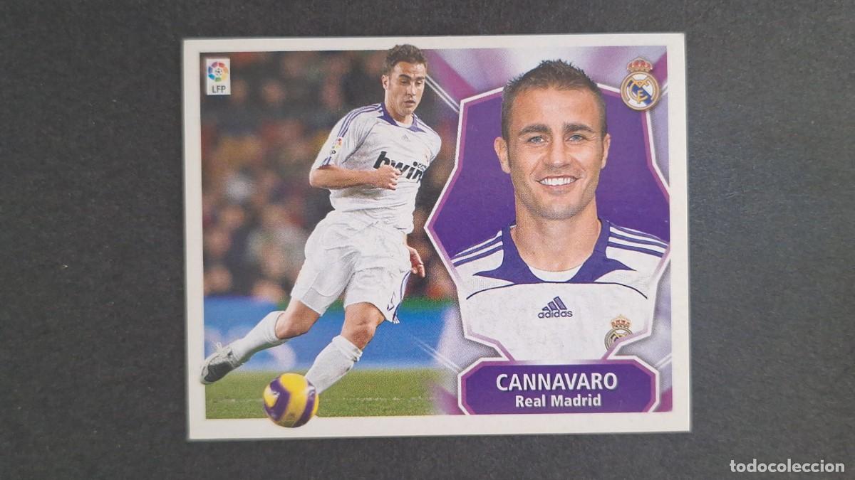 Cromos de F&uacute;tbol: CANNAVARO REAL MADRID LIGA ESTE 2008/09 08 09 NUNCA PEGADO SIN PEGAR