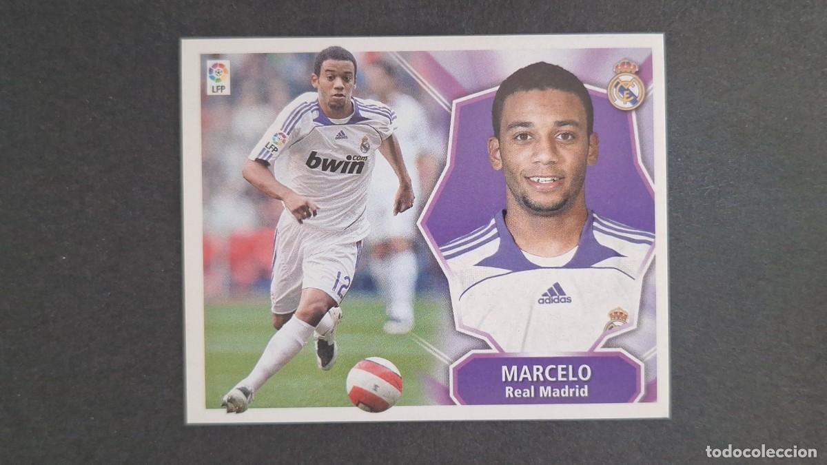 Cromos de F&uacute;tbol: MARCELO REAL MADRID LIGA ESTE 2008/09 08 09 NUNCA PEGADO SIN PEGAR