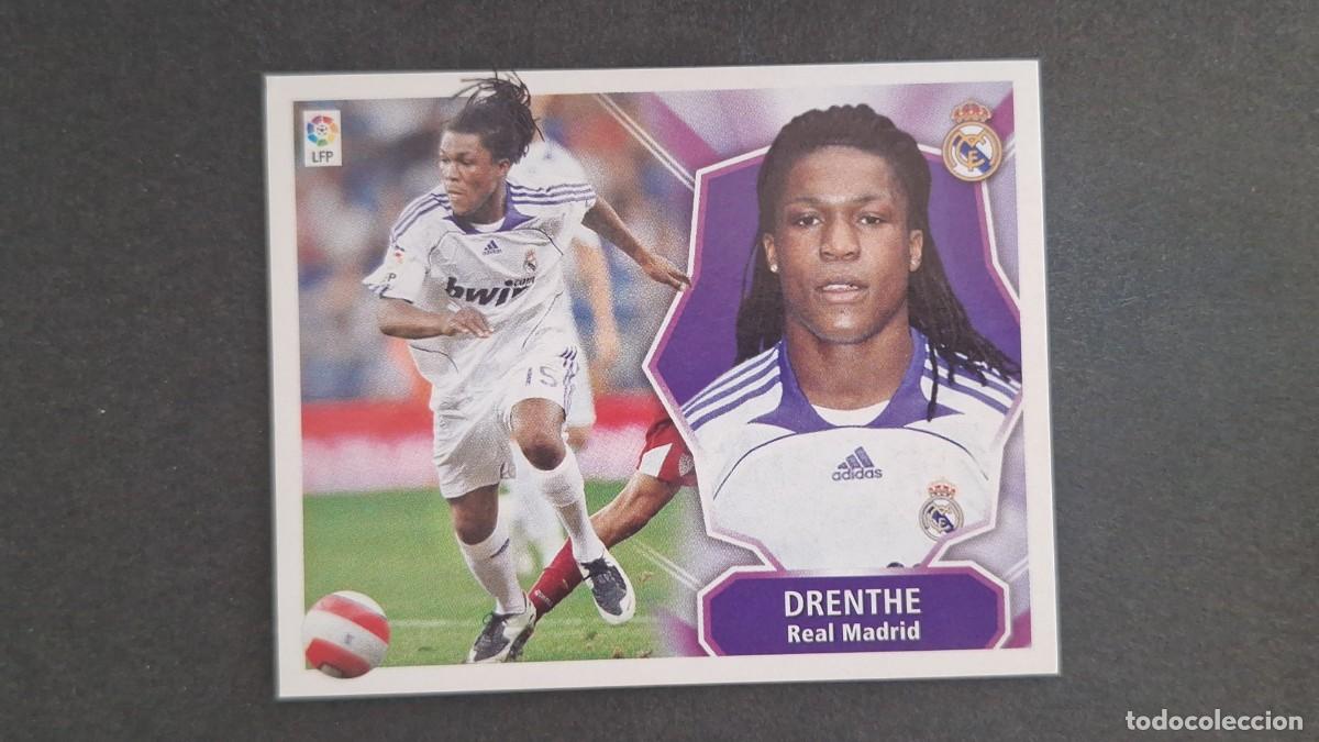 Fu&szlig;ball-Sticker: DRENTHE REAL MADRID LIGA ESTE 2008/09 08 09 NUNCA PEGADO SIN PEGAR