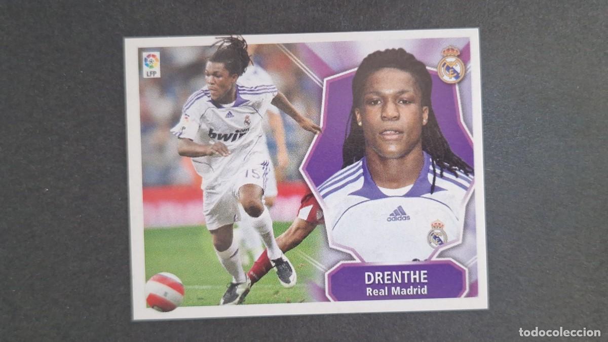Fu&szlig;ball-Sticker: DRENTHE REAL MADRID LIGA ESTE 2008/09 08 09 NUNCA PEGADO SIN PEGAR