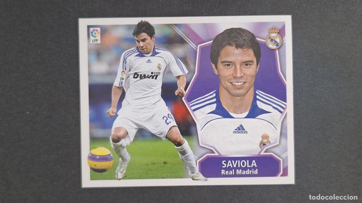 Fu&szlig;ball-Sticker: SAVIOLA REAL MADRID LIGA ESTE 2008/09 08 09 NUNCA PEGADO SIN PEGAR