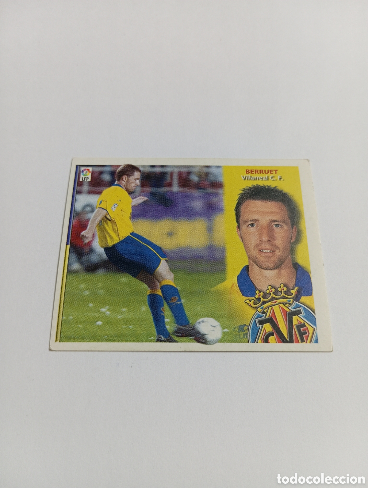 Cromos de F&uacute;tbol: BERRUET Villarreal LIGA ESTE 2002 2003 PANINI 02 03