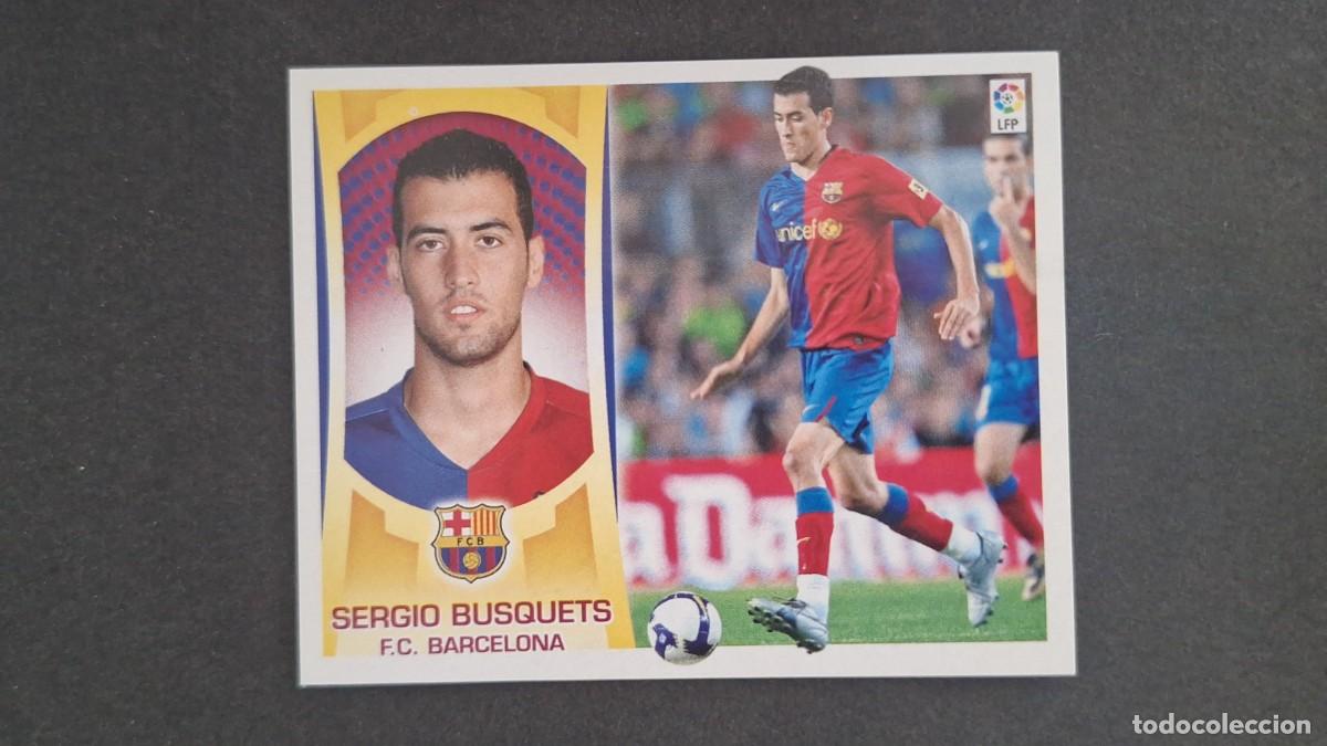 Figurine di Calcio: SERGIO BUSQUETS F. C. BARCELONA LIGA ESTE 2009/10 09 10 NUNCA PEGADO SIN PEGAR