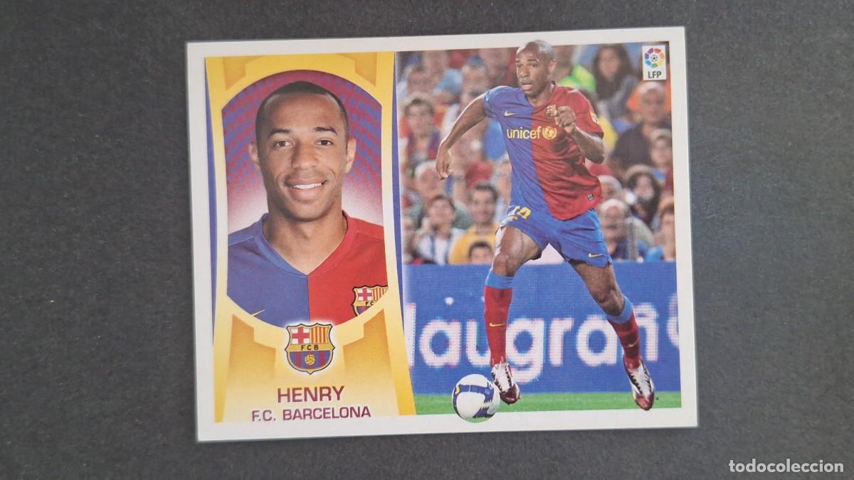 Football Stickers: HENRY F. C. BARCELONA LIGA ESTE 2009/10 09 10 NUNCA PEGADO SIN PEGAR