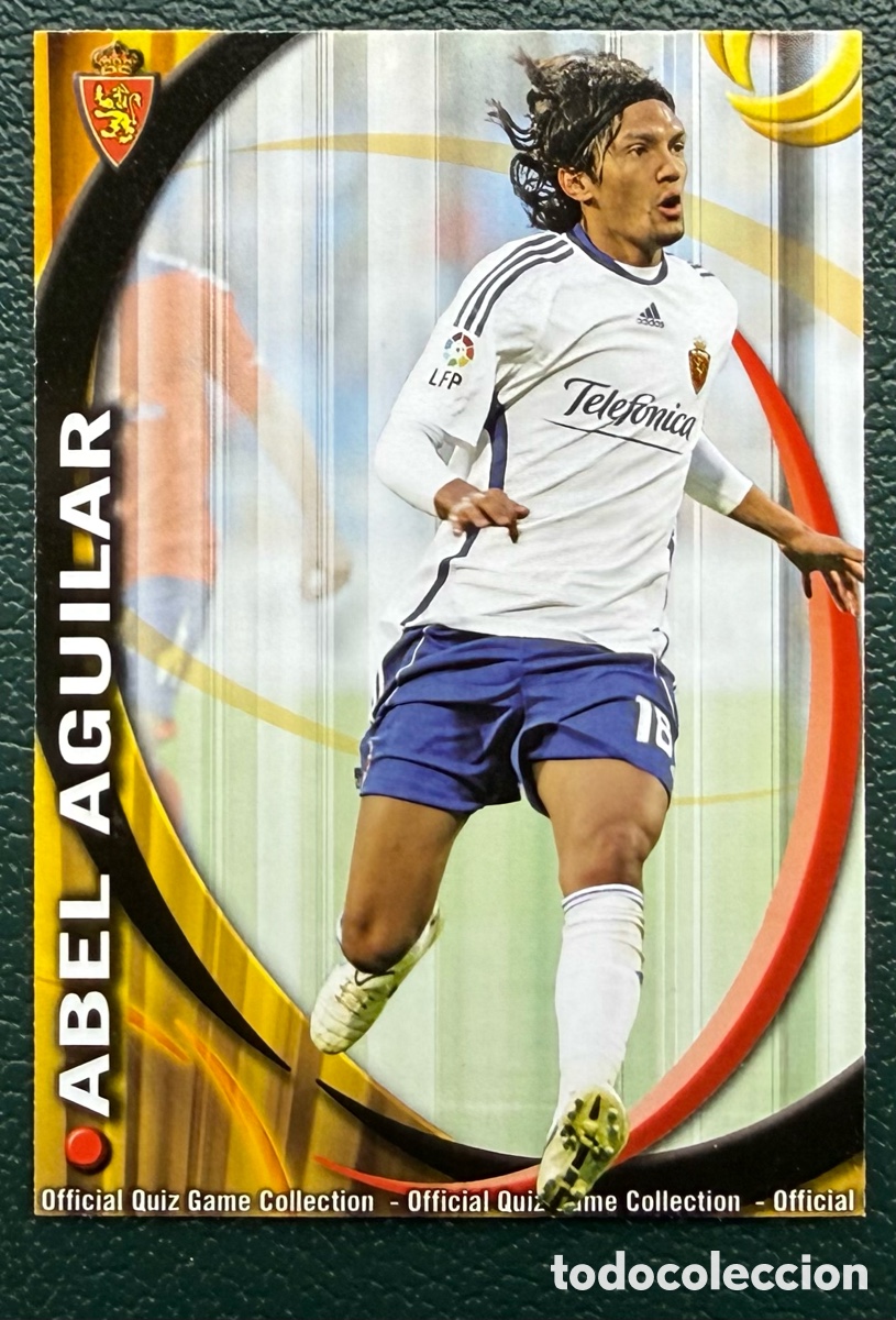 Figurine di Calcio: 362 ABEL AGUILAR REAL ZARAGOZA FICHAS ALBUM MUNDICROMO 2010 2011 10 11