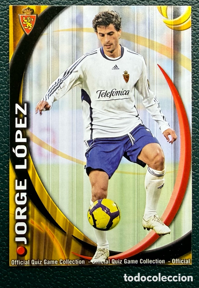 Figurine di Calcio: 364 JORGE LOPEZ REAL ZARAGOZA FICHAS ALBUM MUNDICROMO 2010 2011 10 11