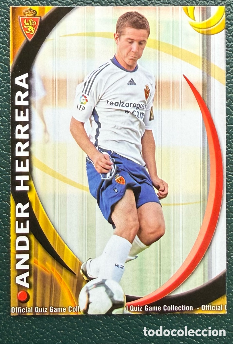 Figurine di Calcio: 365 ANDER HERRERA REAL ZARAGOZA FICHAS ALBUM MUNDICROMO 2010 2011 10 11